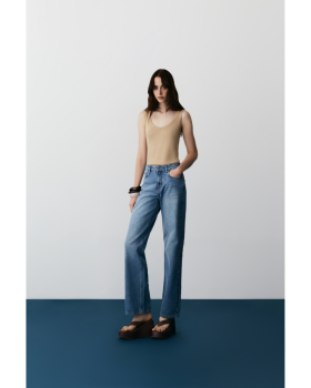 Calça Evelin Reta Jeans