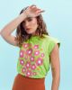 Blusa Flora Regata