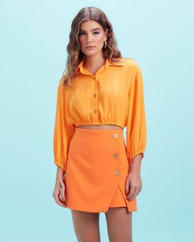 Blusa Ivana Manga Longa