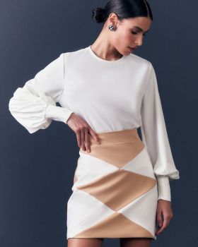 Blusa Lavinia manga Longa