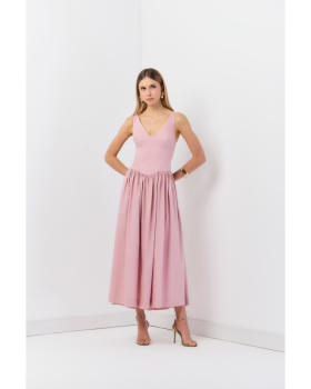 Vestido Elis Midi Evasê